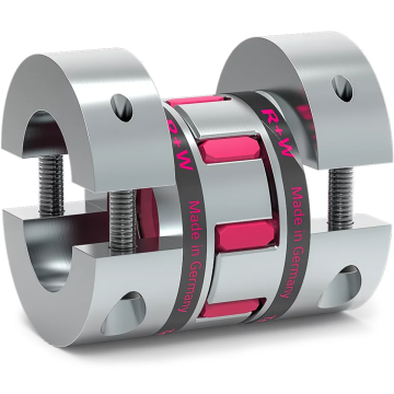 R+W EKH 60 A 20 15 elastomer coupling, aluminium and TPU