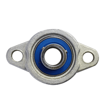 Mini flange bearing MKFL Ø12, set screw, stainless steel