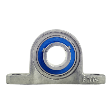 Mini pillow block bearing MKP Ø20, set screw, stainless steel