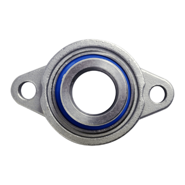 Mini flange bearing MUFL Ø55, eccentric collar, stainless steel