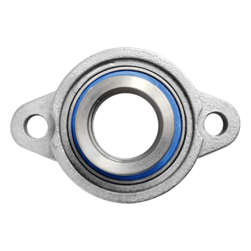 Mini flange bearing MUFL Ø35, eccentric collar, stainless steel