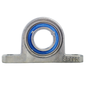 Mini pillow block bearing MUP Ø25, eccentric collar, stainless steel