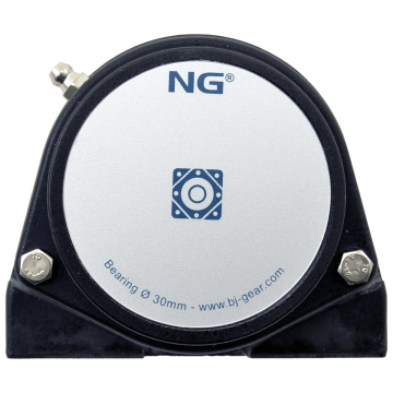 NG waterproof pillow block bearing with thread S2 Ø30, 2-bolt, closed cover
