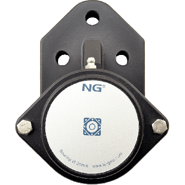 NG wasserdicht Flanschlager F3 Ø30, 3-Loch, geschlossen Deckel