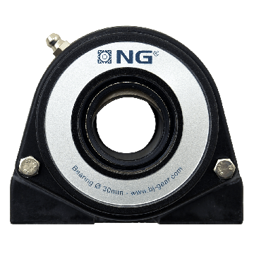 NG waterproof pillow block bearing with thread S2 Ø30, 2-bolt, open cover