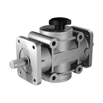 Poggi reversing gearbox 2020, R1:1, D1/2, Ø19h7, 2-way, Aluminium