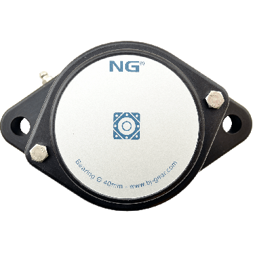 NG waterproof flange bearing F2 Ø40, 2-bolt, closed cover