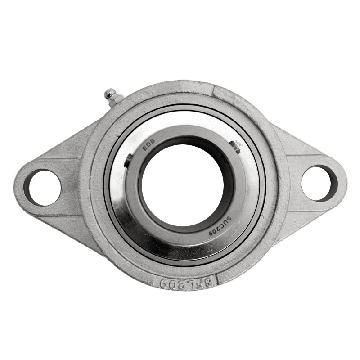 Flange bearing SFL Ø45, 2-bolt, stainless steel