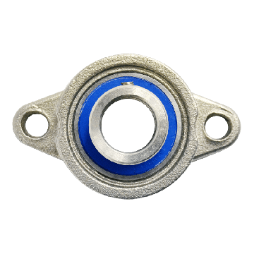 Mini flange bearing MUFL Ø15, eccentric collar, stainless steel
