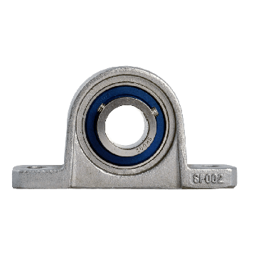 Mini pillow block bearing MKP Ø15, set screw, stainless steel