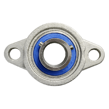 Mini flange bearing MKFL Ø20, set screw, stainless steel