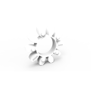 SPIDEX 90/100 white 92°, spider, Shore A, coupling element, polyurethane