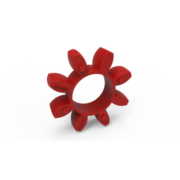 SPIDEX 48/60 red 98°, spider, Shore A, coupling element, polyurethane