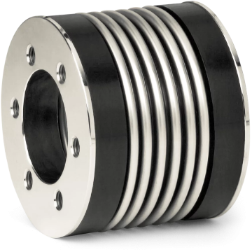 R+W BK1 300 56 miniature bellow coupling, stainless steel and aluminium