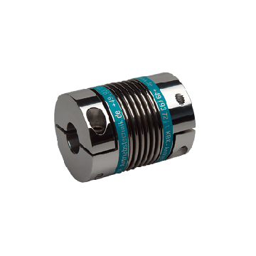 KB4 18-63 Ø12H7 Ø15H7 metalbælgkobling rustfrit stål og aluminium