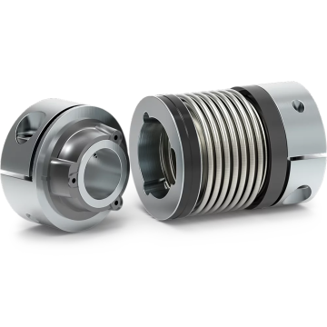 R+W MK5 15 39 5 5 Miniaturbalgkupplung, Edelstahl, Stahl und Plastik