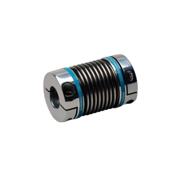 KB2 15 31 5 5 Miniaturmetallbalgkupplung, Edelstahl und Aluminium