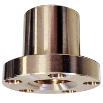 CONTI trapezmøtrik med flange CBC Tr 40x7, højre gevind, bronze