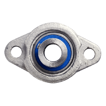 Mini flange bearing MUFL Ø10, eccentric collar, stainless steel