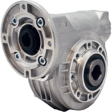 Hydro-Mec 063, worm gear Ø25 SS hollow shaft, 40:1, input 80B14, aluminium