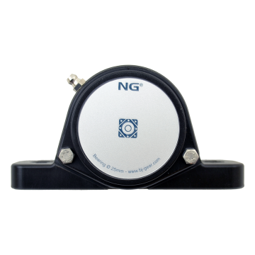 NG waterproof pillow block bearing SF2 Ø25, 2-bolt, closed cover