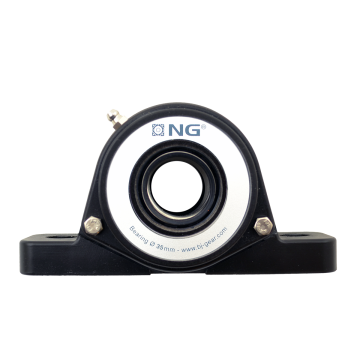 NG waterproof pillow block bearing SF2 Ø35, 2-bolt, open cover