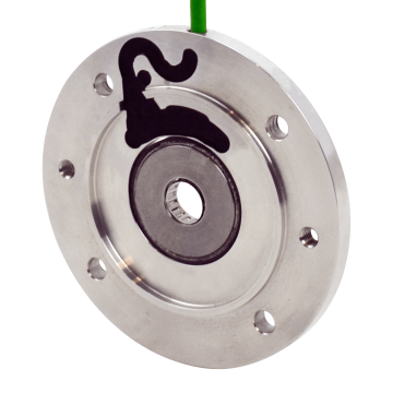 BEGE Flanschdrehgeber MIG Nova+ MN-350-42-0064-12, 64 impulse, 4P Stecker 5m Kabel, Aluminium