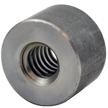 CONTI MZP Tr 20x4 cylindrisk trapezmøtrik, højre gevind, stål