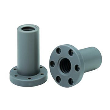 CONTI FCS Tr 40x7 trapezmøtrik med flange, venstre gevind, plastik