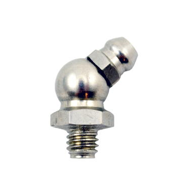 NG Schmiernippel M6x1, 45 Grad, Edelstahl