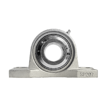 Pillow block bearing SUCP207S, Ø35, with feet, stainless steel