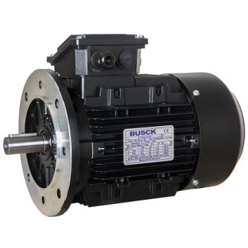 Busck AC motor T3A90L-6B5, 1,1kW, 950RPM, B5, 230/400, 50 Hz, Aluminium