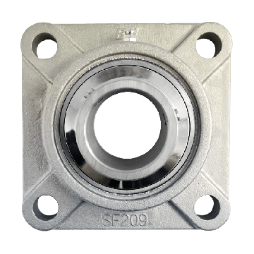 Flanged bearing SUCF209S, Ø45, 4-holes, stainless steel