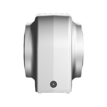 Clean-Geartech X63N, helical bevel gear Ø35H7 hollow shaft, 125,82:1, input 80B14, B3, stainless steel