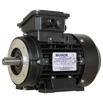 Busck Wechselstrommotor  T3A80B-2B34, 1,1kW, 2900RPM, B34, 230/400, 50 Hz, Aluminium
