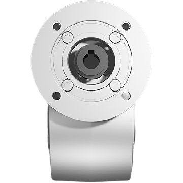 Clean-Geartech N50, worm gear Ø25, 18:1, input 71B14, stainless steel