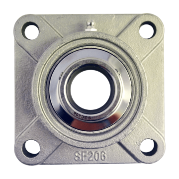 Flange bearing SF Ø30, 4-bolt, stainless steel