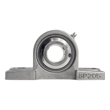 Pillow block bearing SP Ø25, stainless steel