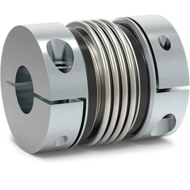 BKL 10 16 18 bellow coupling, stainless steel and aluminium