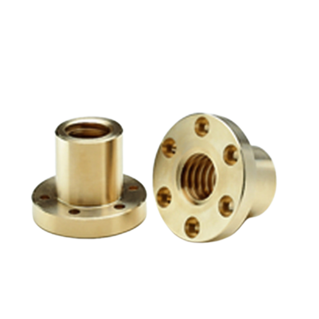 CONTI FXN Tr 25x25 trapezoidal nut with flange, right thread, bronze