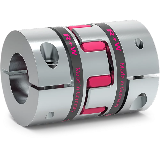 R+W EK2 20 B 14 15 elastomer coupling, aluminium and TPU