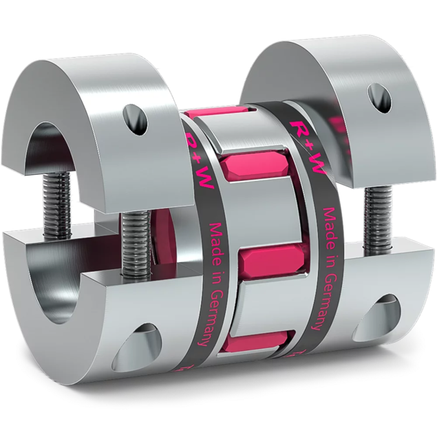 R+W EKH 20 A 15 15 elastomer coupling, aluminium and TPU