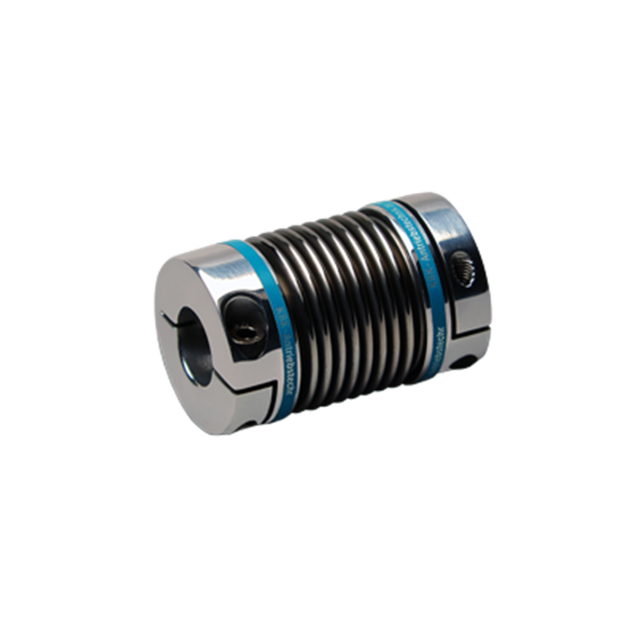 KB2 20 32 3 3 miniature metalbælgkobling, rustfrit stål og aluminium