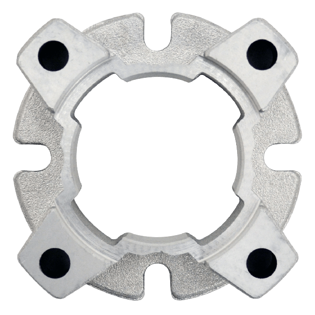 Hydro-Mec 030 afgangsflange F1, Aluminium