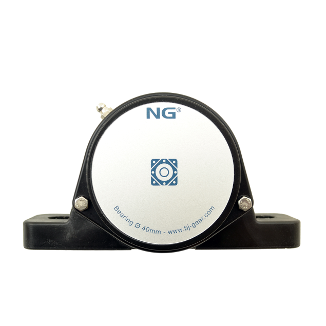 NG waterproof pillow block bearing SF2 Ø40, 2-bolt, closed cover