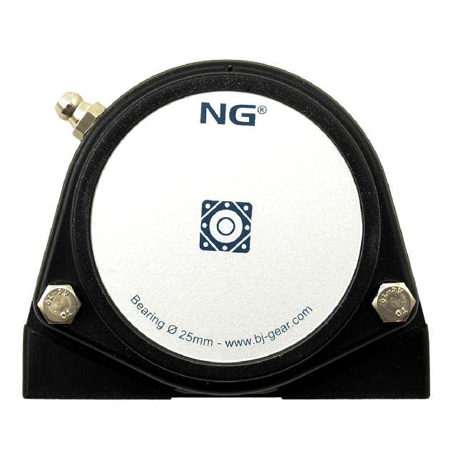 NG waterproof pillow block bearing with thread S2 Ø25, 2-bolt, closed cover