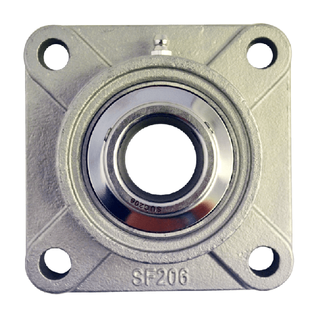 Flange bearing SF Ø30, 4-bolt, stainless steel