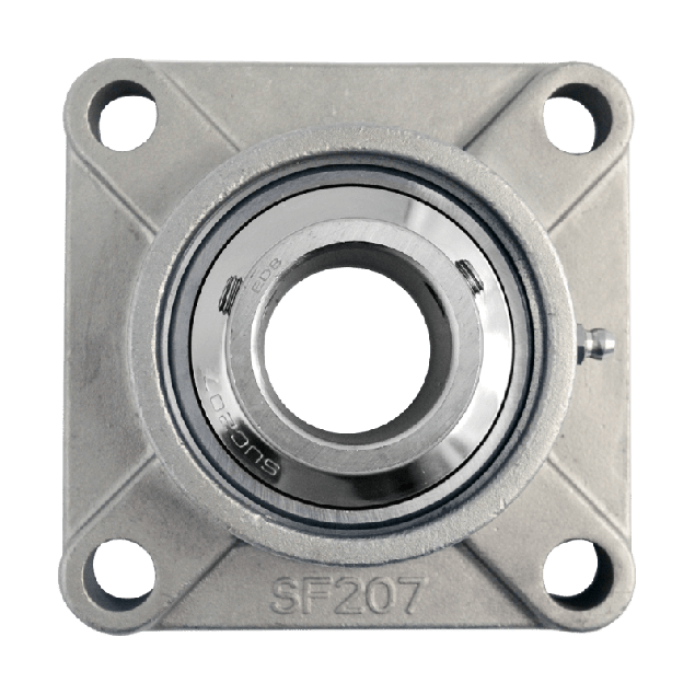Flange bearing SF Ø35, 4-bolt, stainless steel