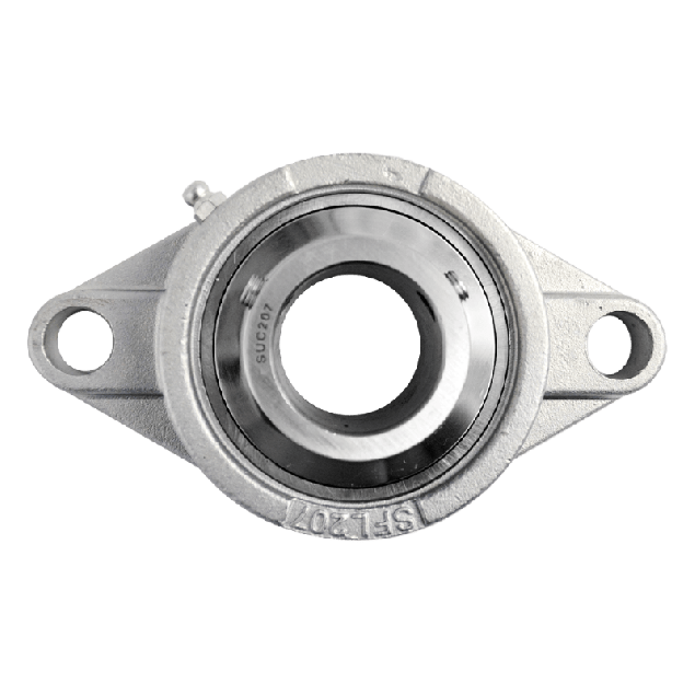 Flange bearing SFL Ø35, 2-bolt, stainless steel