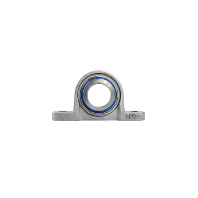 Mini pillow block bearing MUP Ø35, eccentric collar, stainless steel